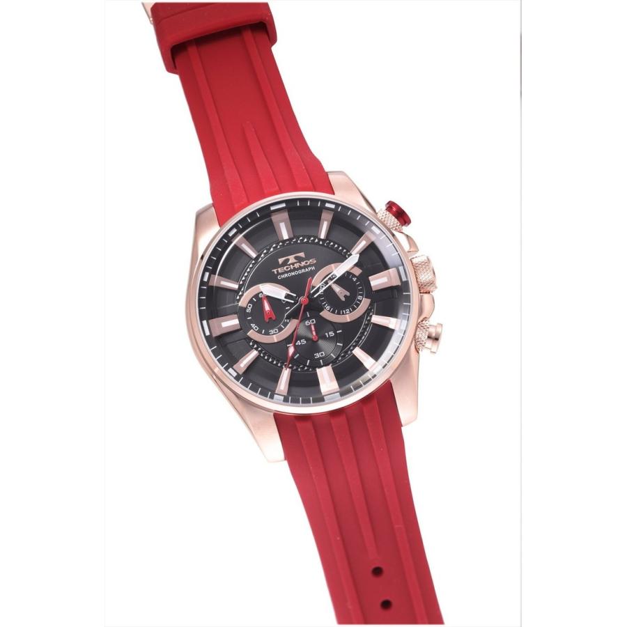 【メーカー正規品】TECHNOS テクノス クロノグラフ クォーツ メンズ 腕時計 男性用 T8532PB |  | 02