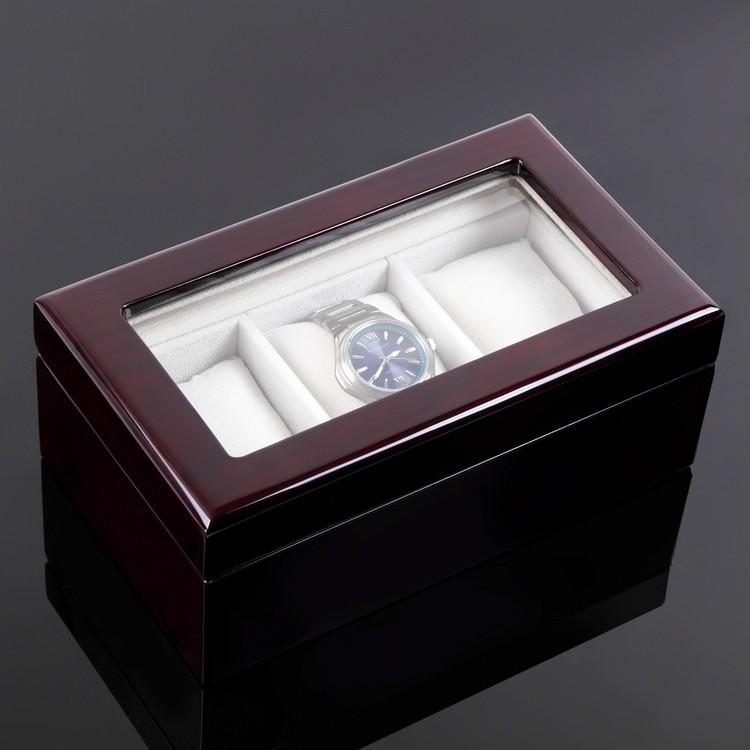 ウォッチボックス 木製腕時計収納ケース 腕時計ケース ウォッチケース 時計ボックス 時計ケース 3本用ケース 40A-5W WATCH-BOX071 | 