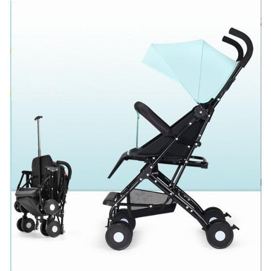 赤字覚悟!軽量折りたたみベビーカー バギー 持ち運び ポータブル