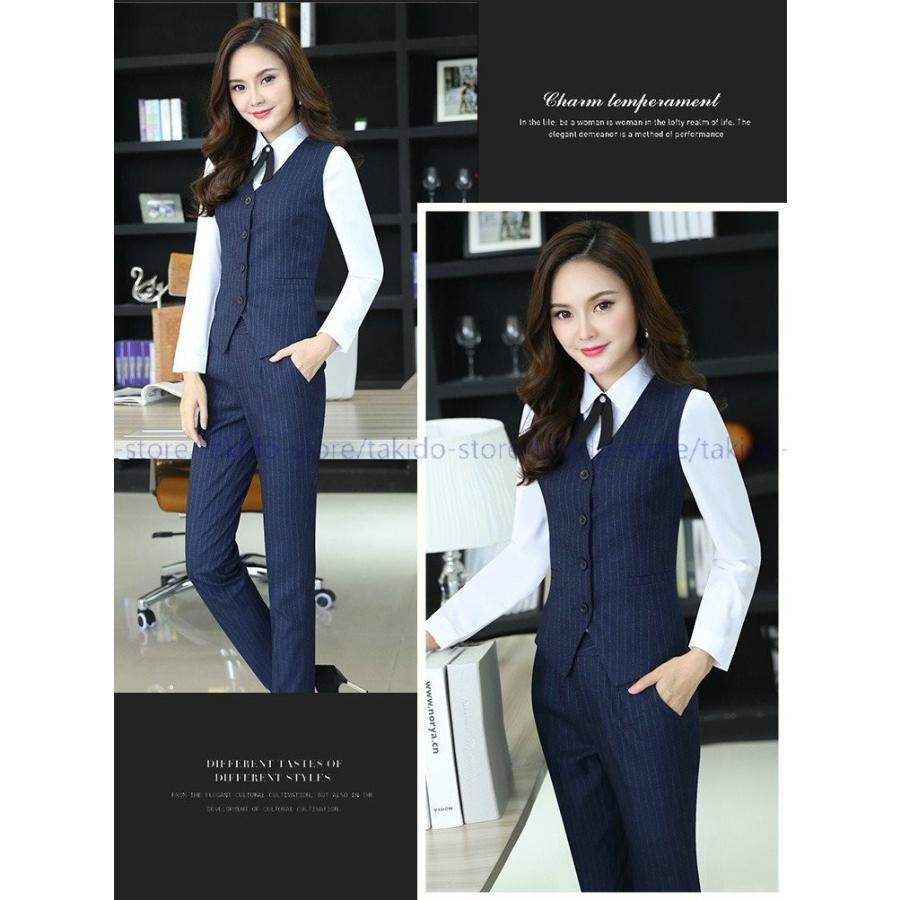 赤字覚悟!スリーピーススーツ レディース ビジネススーツ パンツ