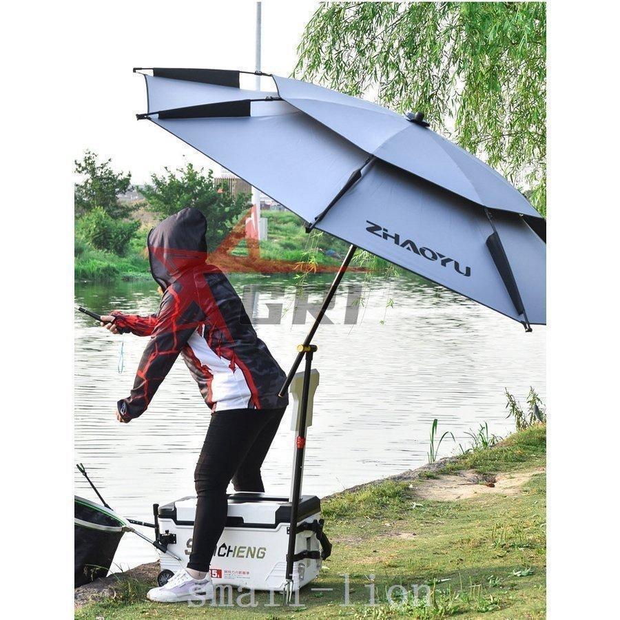 フィッシングパラソル 晴雨兼用 UV保護 収納袋付き 釣り傘 日傘 赤字覚悟!釣り用傘フィッシングパラソルパラソルビーチパラソル