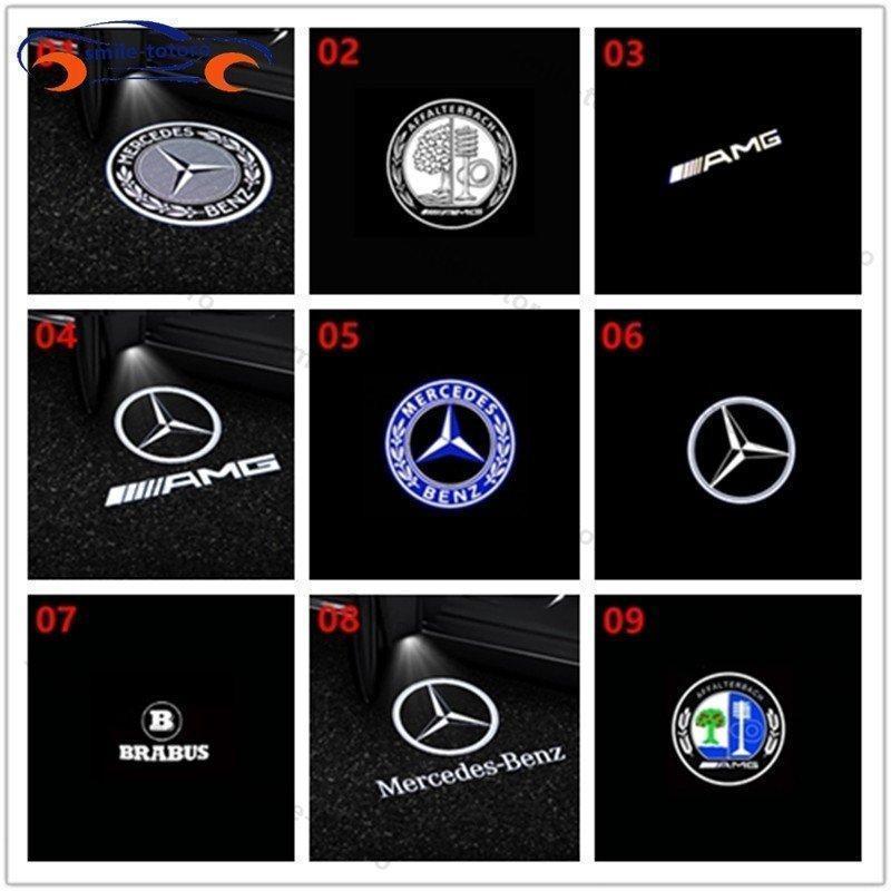 赤字覚悟!Mercedes Benz AMG ロゴ プロジェクター ドア カーテシ