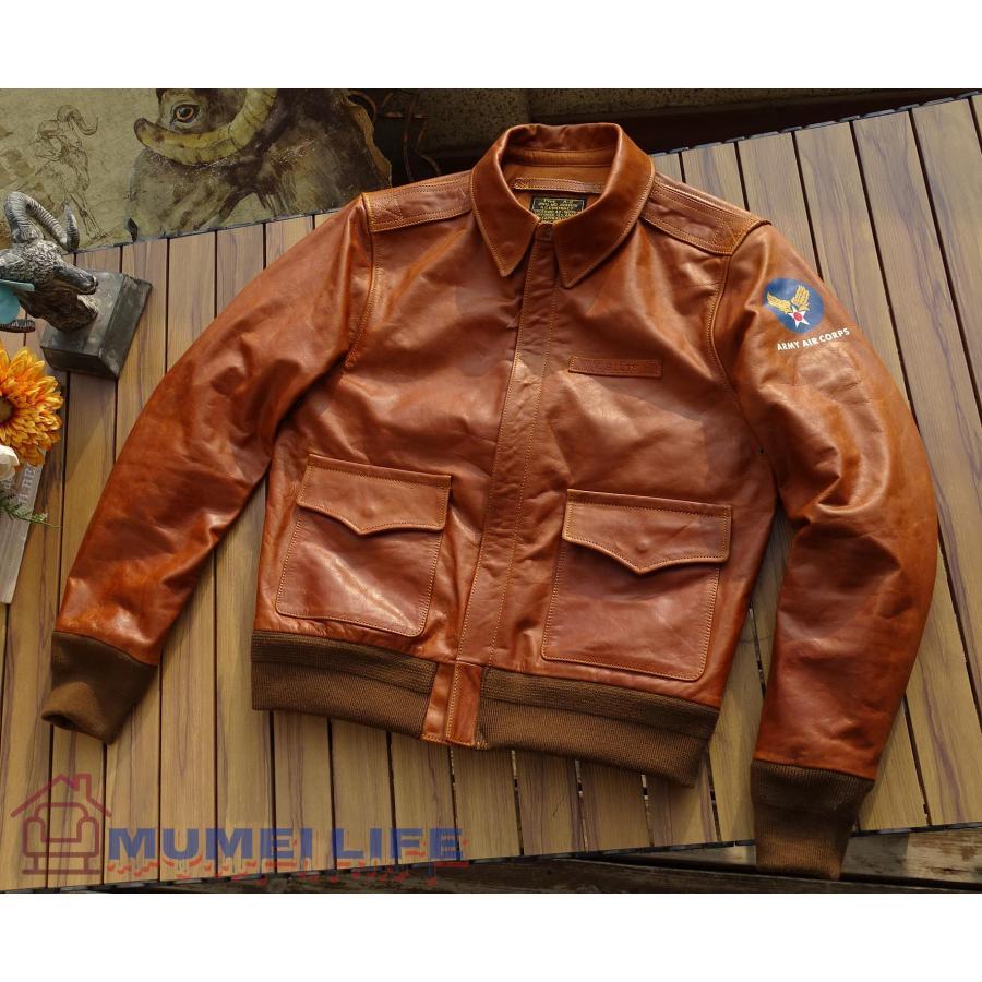 超人気☆復刻30's USAF TYPE A-2 フライトジャケット ブラック