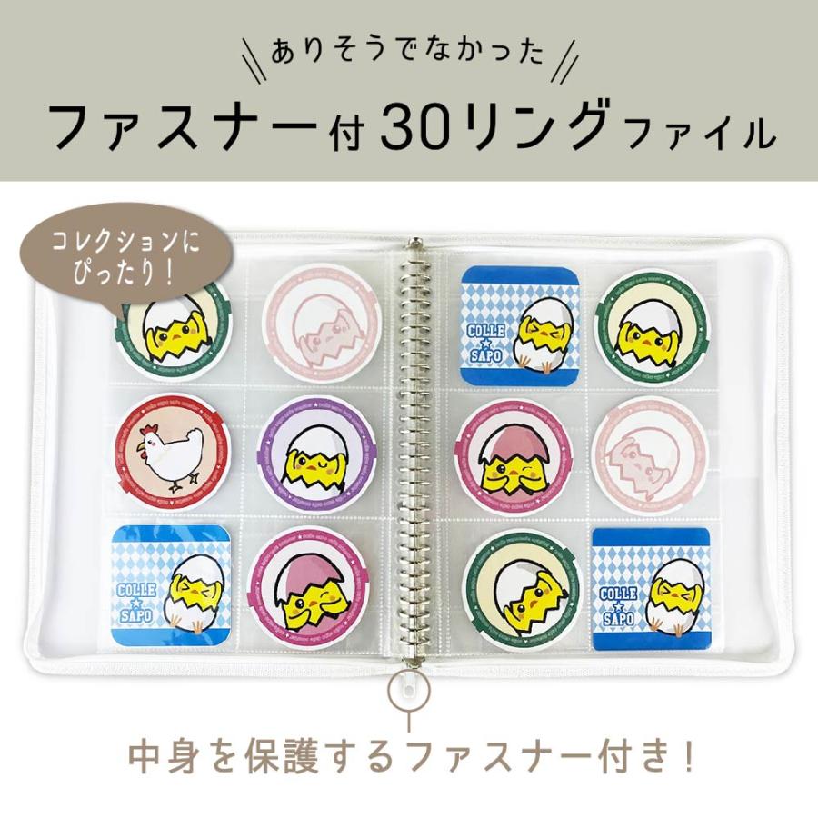 コレサポ ファスナー付コレクションファイル 6冊セット 30穴