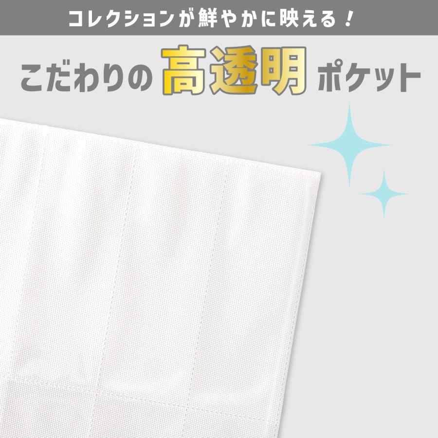 ハピラ しおり・コマフィルムコレクションリフィール A4 30穴 12枚入 8面16ポケット クリアアイテムの収納に 縦入れ 両面ポケット 白台紙 ホワイト PF014 | ブランド登録なし | 02