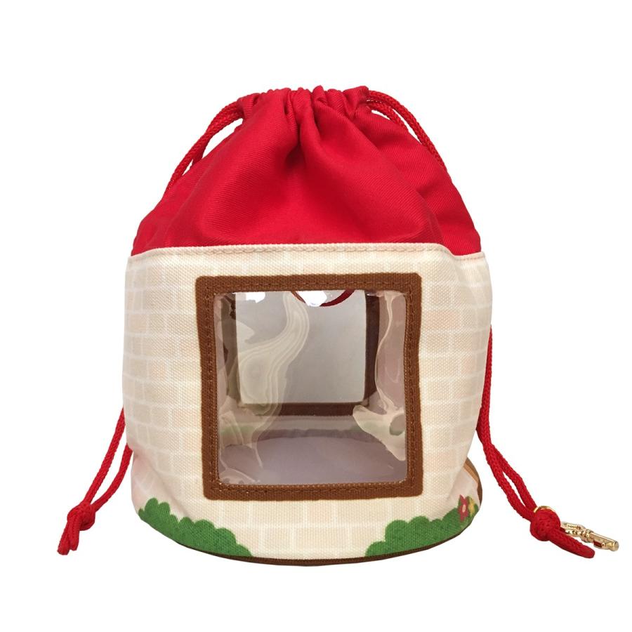 推し活フェス おうち型巾着ポーチ　ふたり暮らし用　痛バッグ　ぬいポーチ　ぬいぐるみ |  | 01