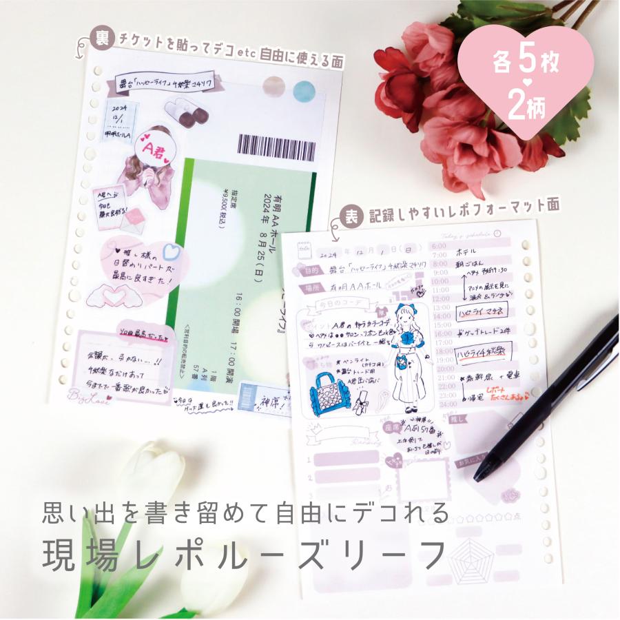 リアコレ ファイルセット  ホワイト ピンク 8種23点セット スターターキット 推し活アルバム ハピラ REAL01WH | ブランド登録なし | 04