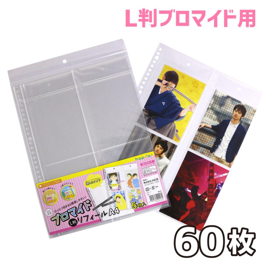 専用出品　吹寄制理　L判サイズ　ブロマイド コレサポ リフィール L判写真 L判ブロマイド用 60枚（5枚入×12