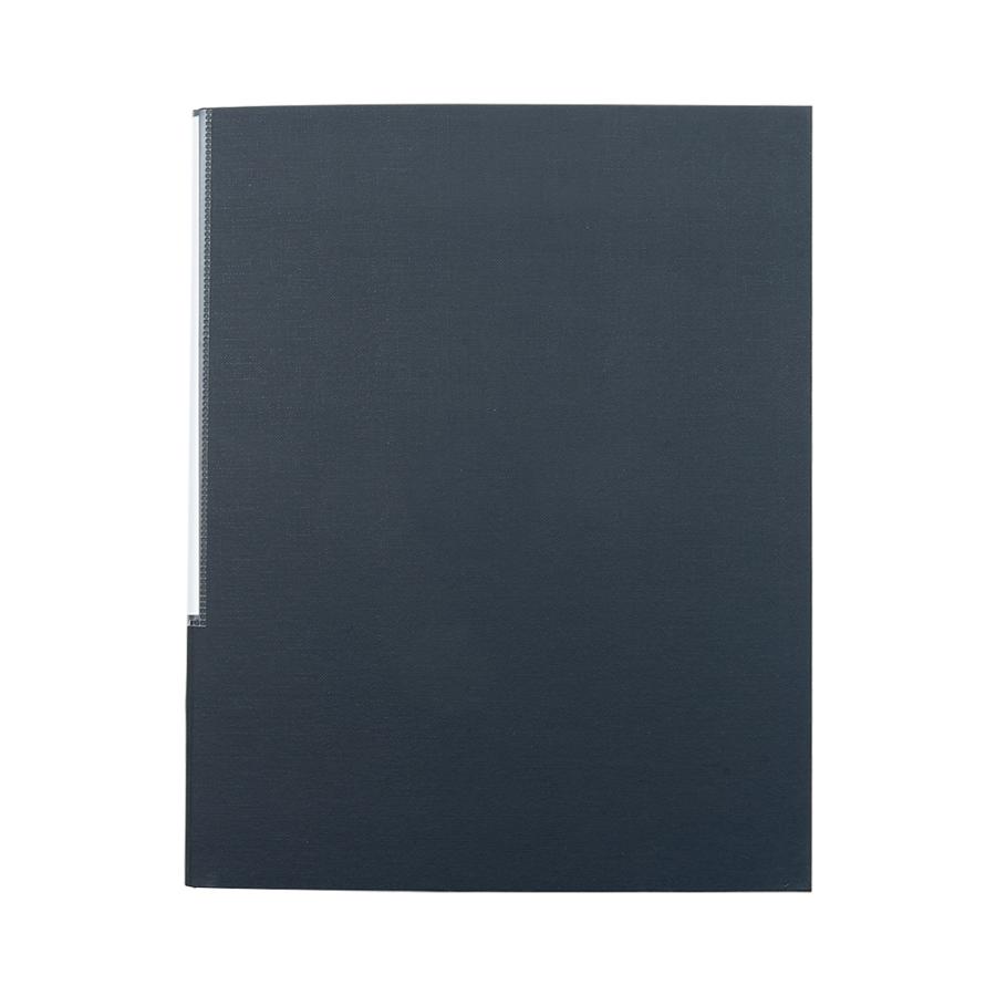 ハピラ Dリングバインダー A4 タテ 32冊 PP貼りDリングファイル  ブルー/ブラック/ホワイト/グレー | ブランド登録なし | 10