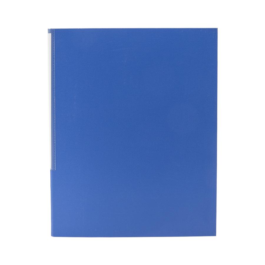 ハピラ Dリングバインダー A4 タテ 32冊 PP貼りDリングファイル  ブルー/ブラック/ホワイト/グレー | ブランド登録なし | 02