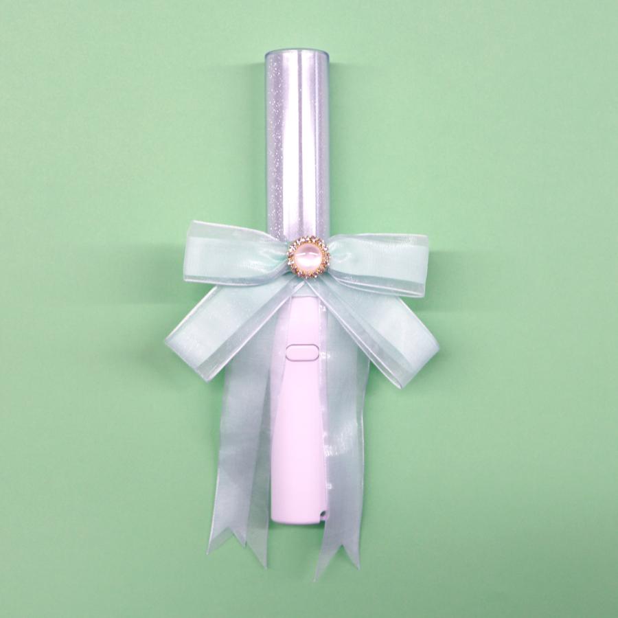 ペンライトリボン 推し色バッグチャーム 推し活フェス W/Fave ハピラ