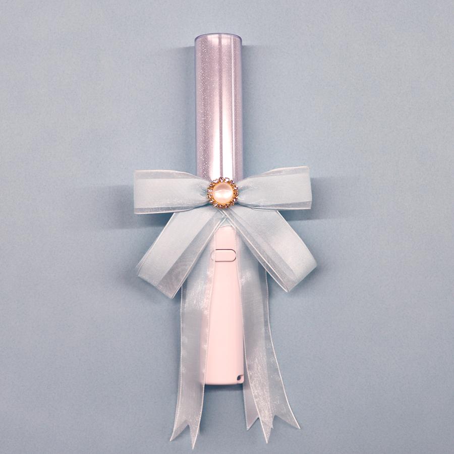 ペンライトリボン 推し色バッグチャーム 推し活フェス W/Fave ハピラ