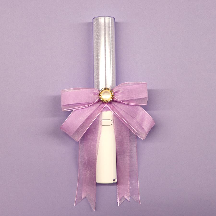 ペンライトリボン 推し色バッグチャーム 推し活フェス W/Fave ハピラ