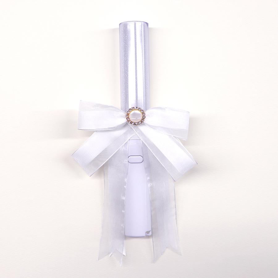 ペンライトリボン 推し色バッグチャーム 推し活フェス W/Fave ハピラ