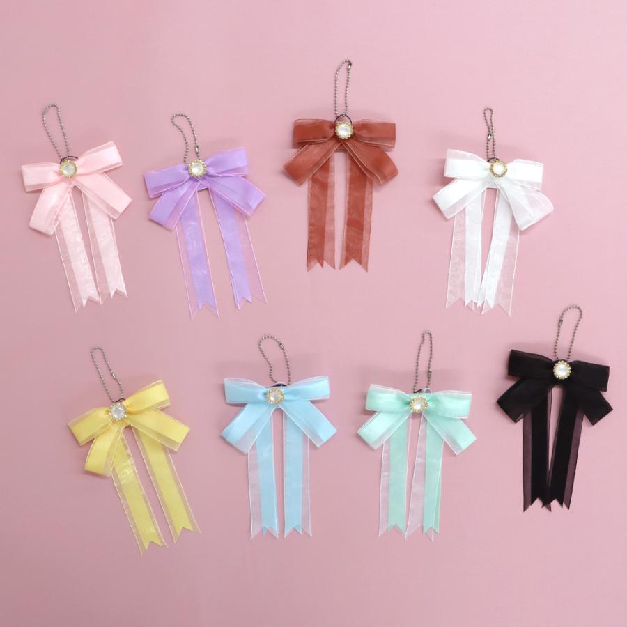 ペンライトリボン 推し色バッグチャーム 推し活フェス W/Fave ハピラ