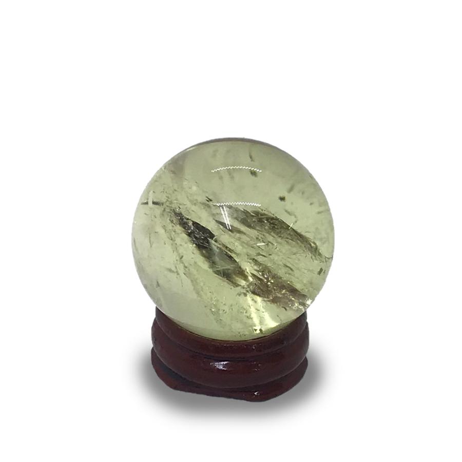 シトリン 丸玉 スフィア 台座付き Citrine ball 約37mm 送料無料 |  | 03