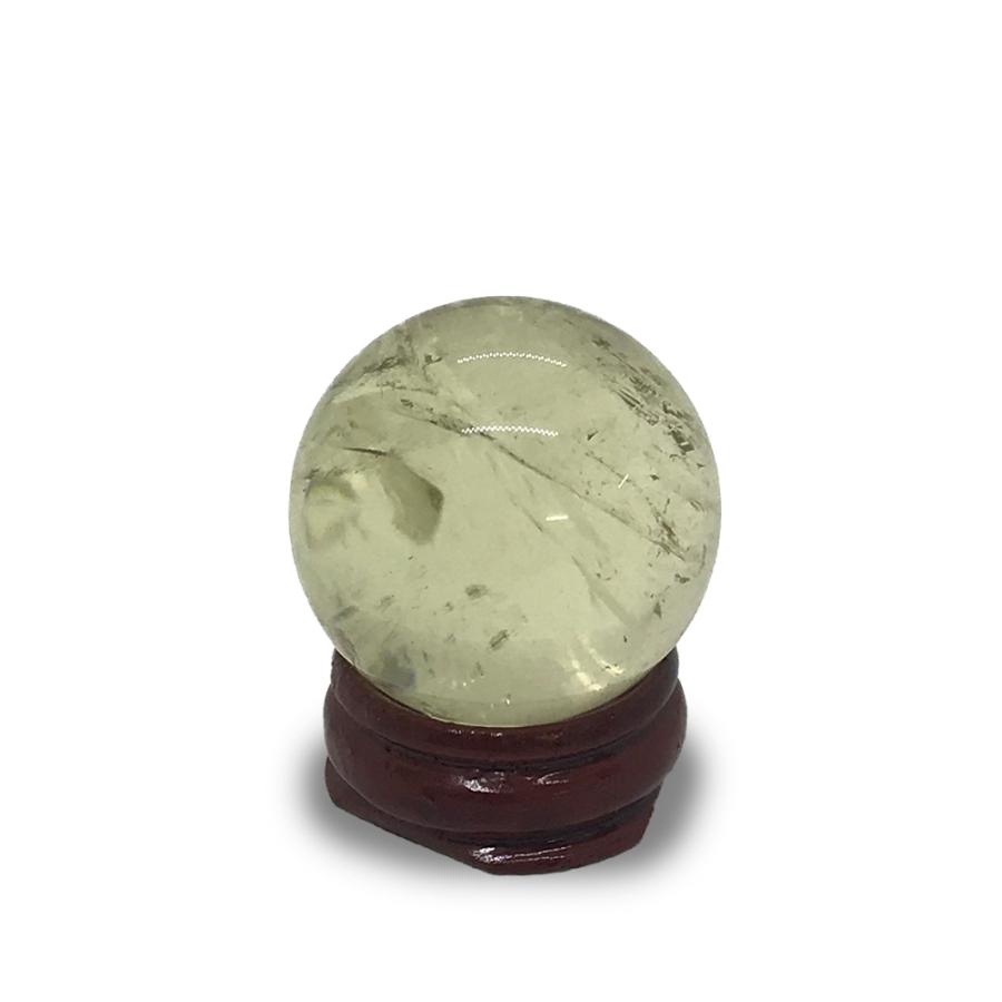 シトリン 丸玉 スフィア 台座付き Citrine ball 約34mm 送料無料 |  | 03
