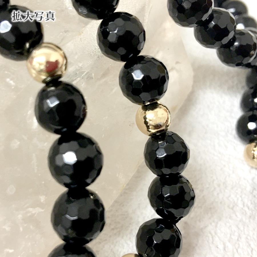 パワーストーン ブレスレット ブラックスピネル 天然石 魔除け