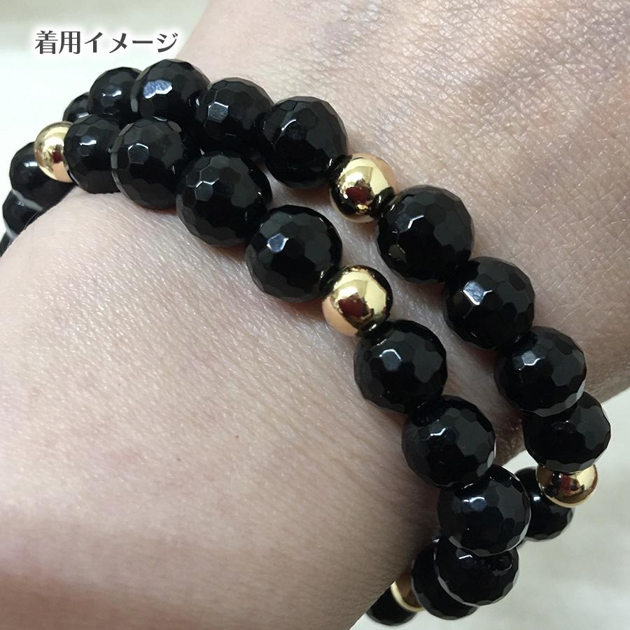 パワーストーン ブレスレット ブラックスピネル 天然石 魔除け