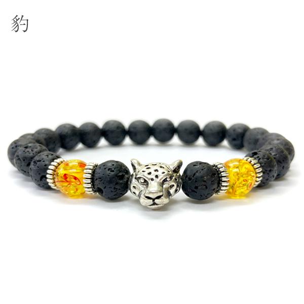 ブレスレット 溶岩石 パワーストーン ラバ ラバストーン  チャーム付き 火山 天然石 モチーフ かっこいい おしゃれ 送料無料 |  | 07