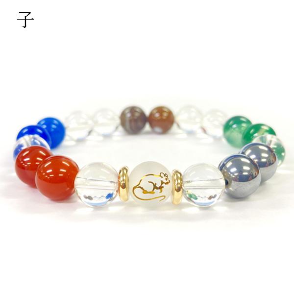 パワーストーン ブレスレット アゲート 干支 開運 テラヘルツ 瑪瑙 天然石 かわいい モチーフ おしゃれ 大人 きれい |  | 03