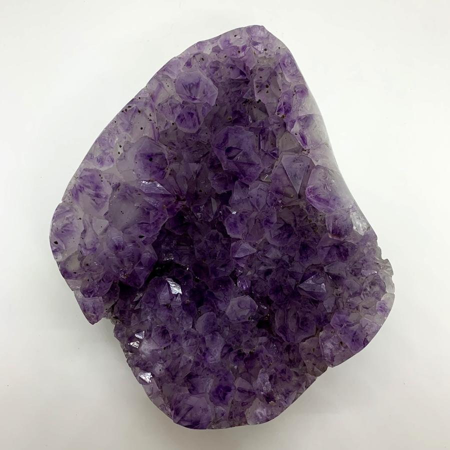 アメジスト クラスター 原石 台座付き アメジスト クラスター ウルグアイ産 原石 amethyst 台座付属 花