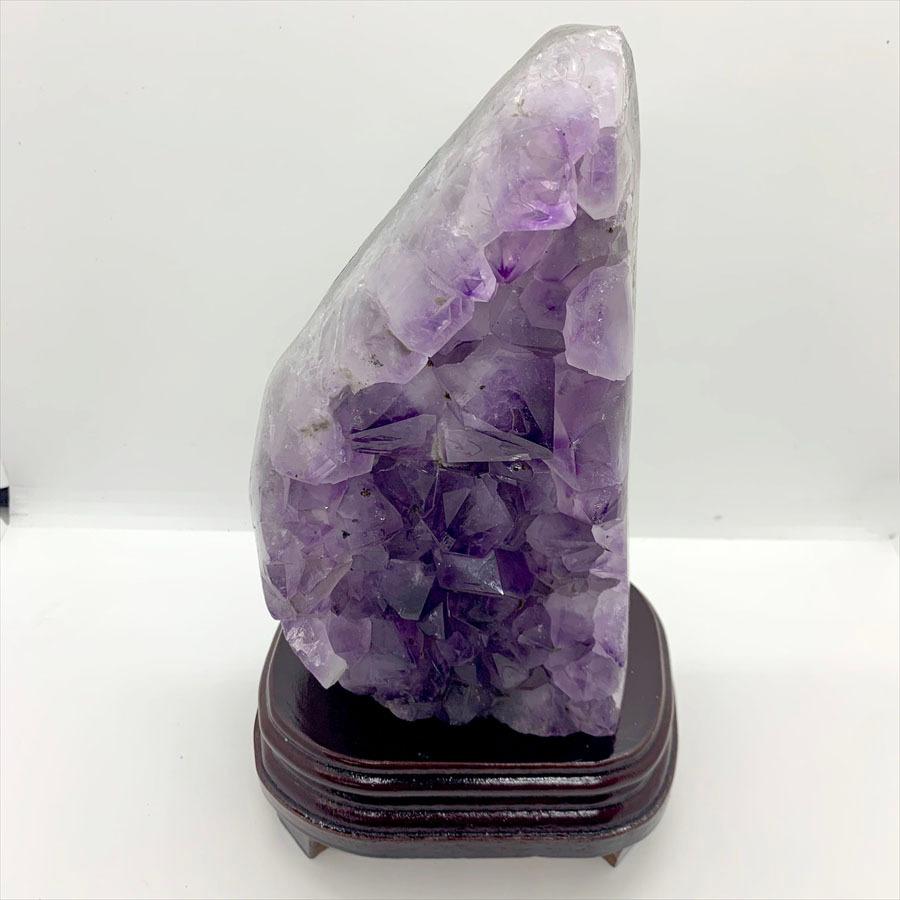 ブラジル産 アメジスト クラスター ドーム 天然石 原石 1点物 台座付き（2.09Kg）D |  | 04