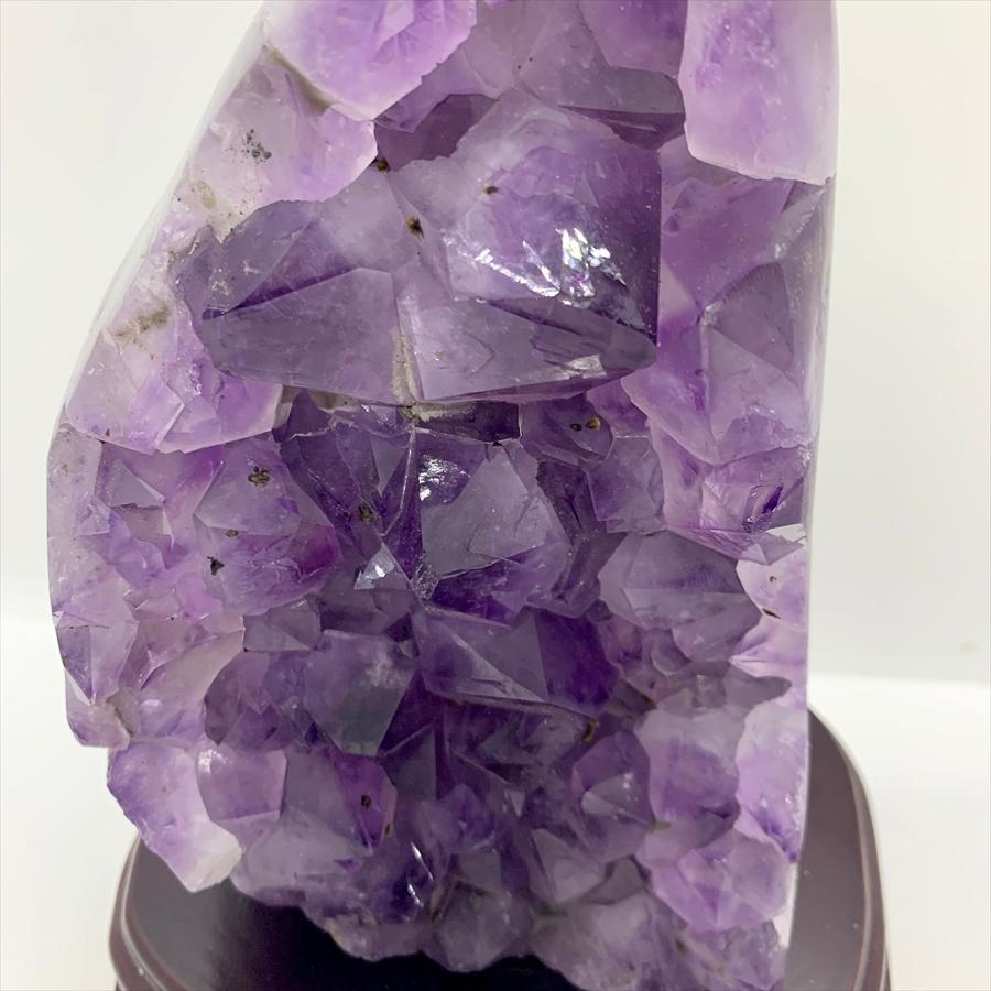 ブラジル産 アメジスト クラスター ドーム 天然石 原石 1点物 台座付き（2.09Kg）D |  | 08