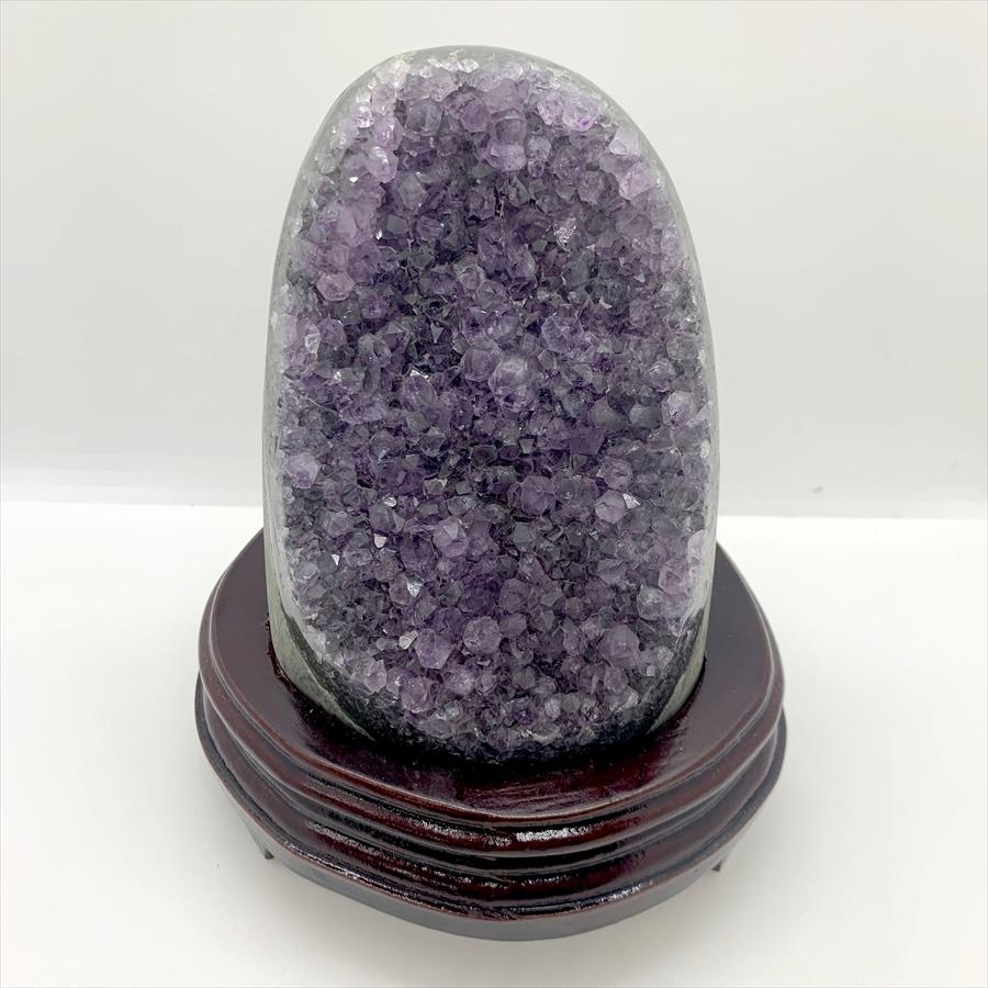 ブラジル産 アメジスト クラスター ドーム 天然石 原石 1点物 台座付き（1.71Kg）F |  | 04