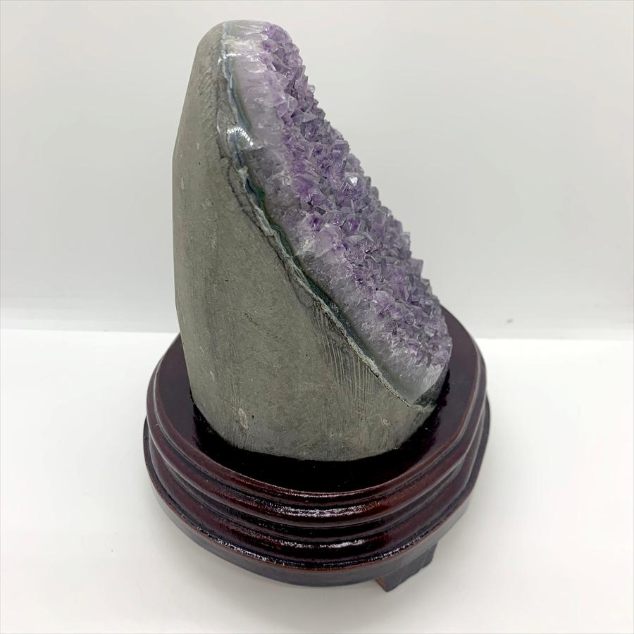 ブラジル産 アメジスト クラスター ドーム 天然石 原石 1点物 台座付き（1.71Kg）F |  | 07