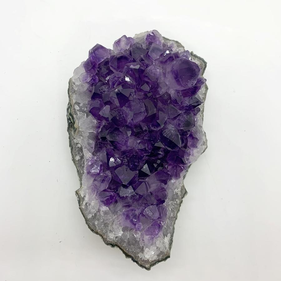 ブラジル産 アメジスト クラスター ドーム 天然石 原石 1点物 台座付き（1.15Kg）J |  | 16