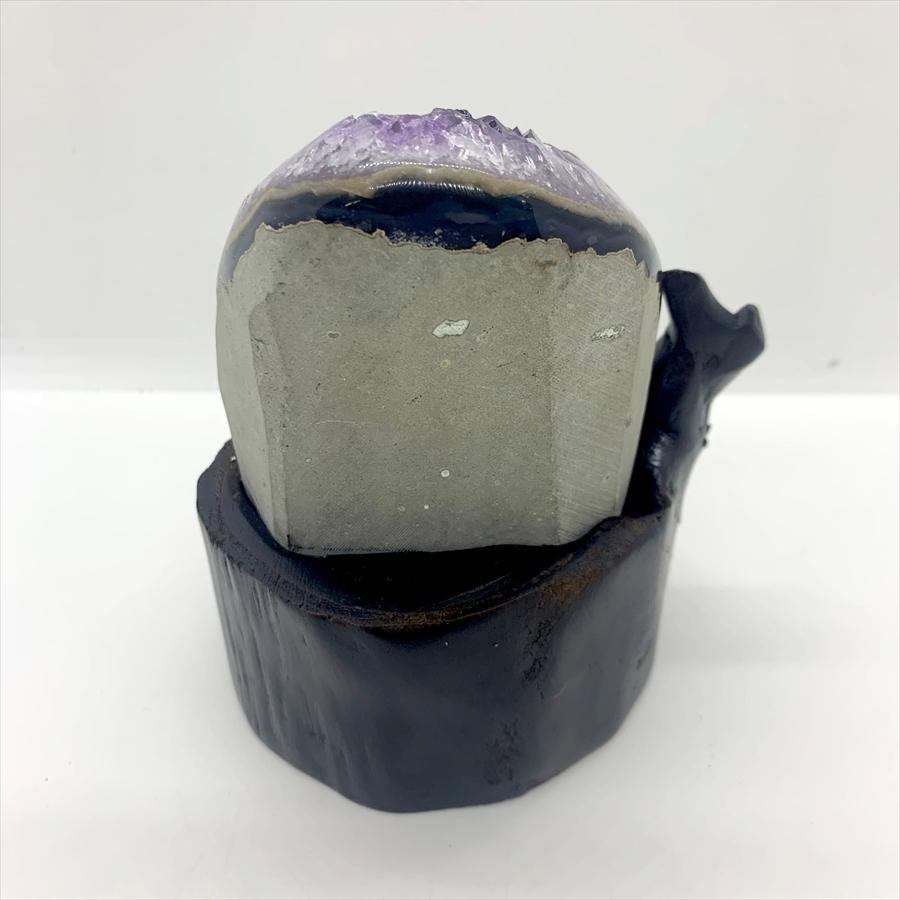 ウルグアイ産 アメジスト クラスター ドーム 天然石 原石 1点物 台座