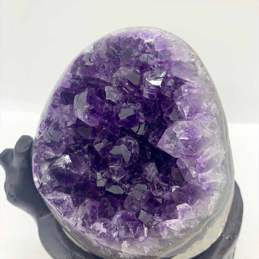 ウルグアイ産 アメジスト クラスター ドーム 天然石 原石 1点物 台座