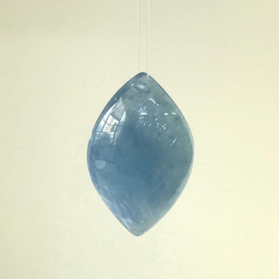 アクアマリン タンブル 10g ペンダントヘッド 送料無料 |  | 04