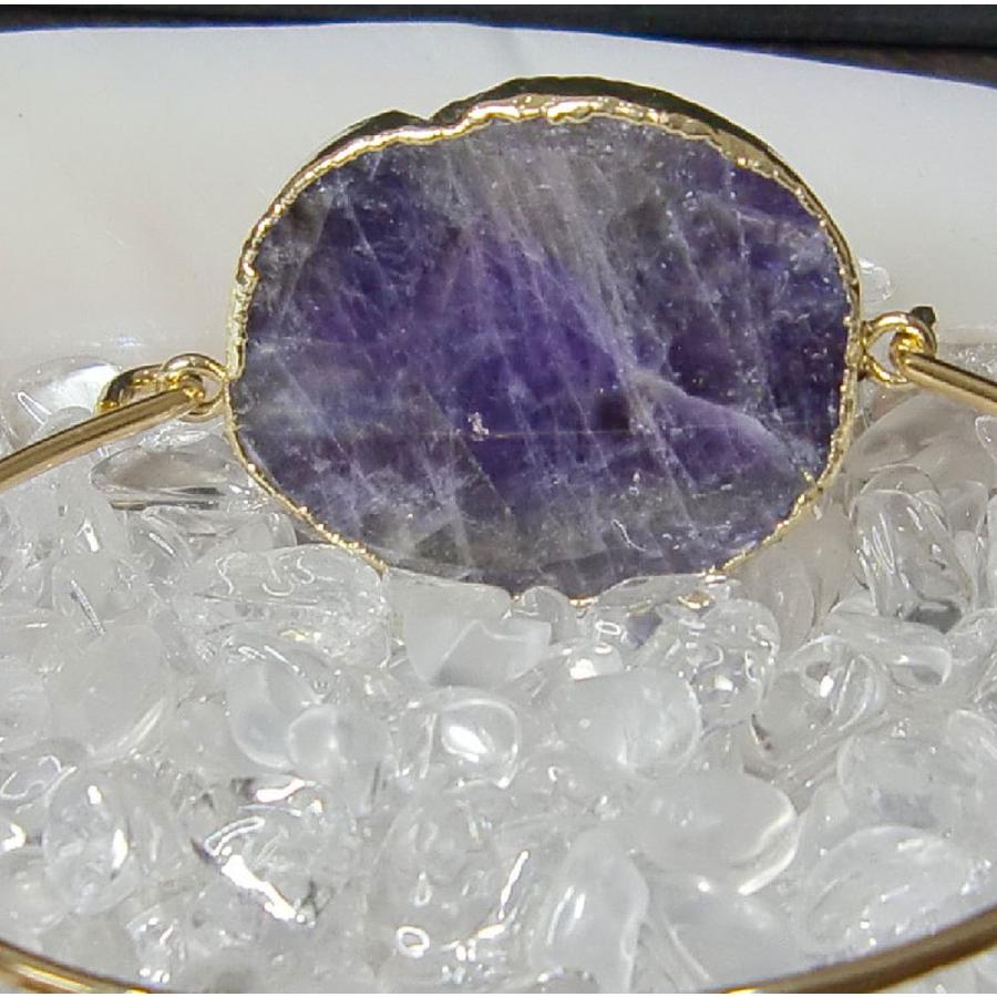 アメジスト バングル amethyst パワーストーンバングル ブレスレット 送料無料 |  | 07