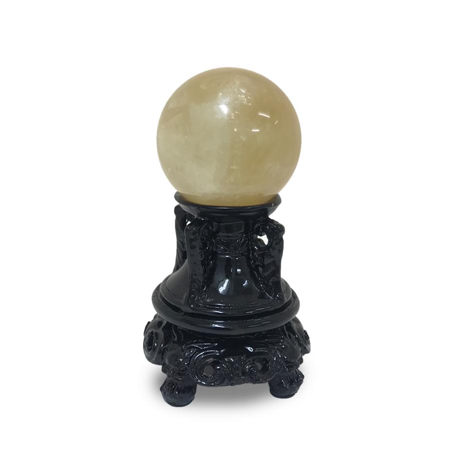 カルサイト 丸玉 スフィア 台座付き Calcite ball 約62mm 送料無料 |  | 03