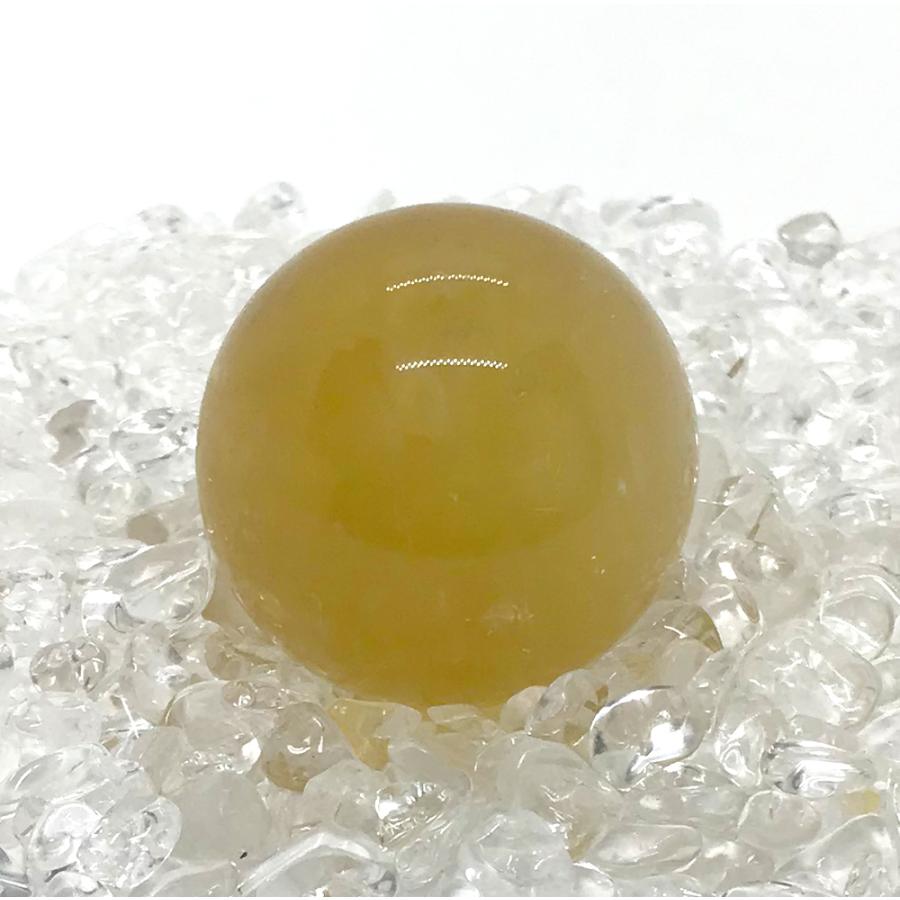 カルサイト 丸玉 スフィア 台座付き Calcite ball 約34ｍｍ 送料無料 |  | 02