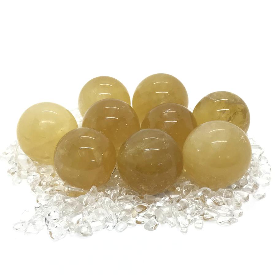 カルサイト 丸玉 スフィア 台座付き Calcite ball 約34ｍｍ 送料無料 |  | 04