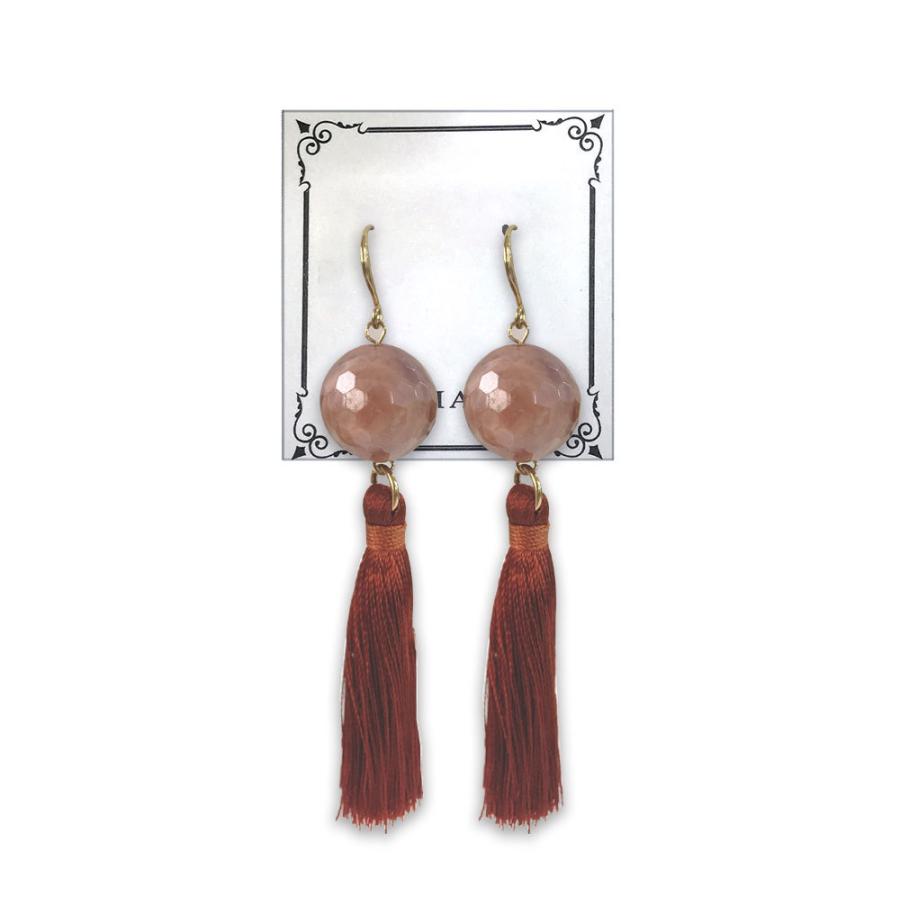 タッセル アゲート ピアス Agate Earrings パワーストーンピアス LEB465 |  | 05