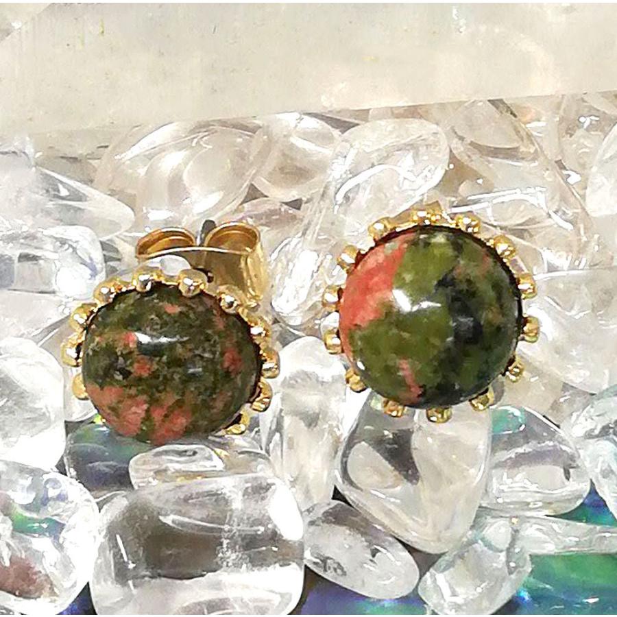 ジャスパー ピアス Jasper Earrings パワーストーンピアス  LEG452 |  | 01