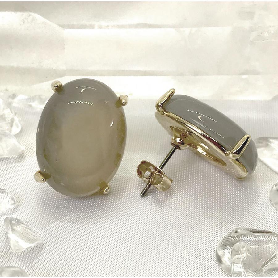 ムーンストーン ピアス Moonstone Earrings パワーストーンピアス LEG457 |  | 01