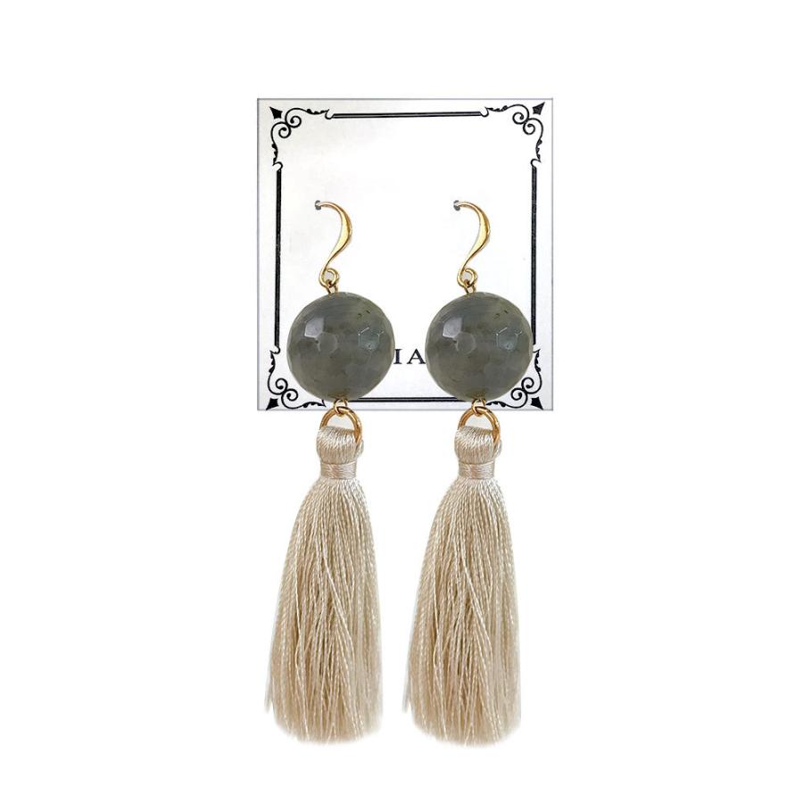 タッセル ジャスパー ピアス Jasper Earrings パワーストーンピアス LEG464 |  | 05