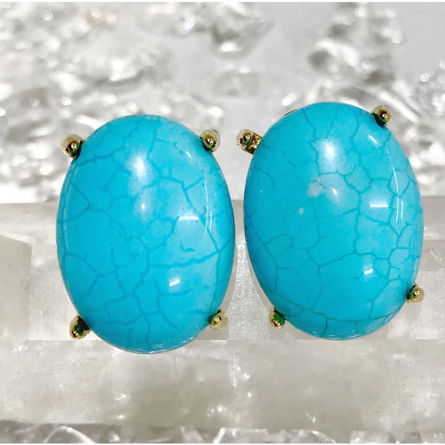 ターコイズ ピアス Turquoise Earrings パワーストーンピアス LELB460 |  | 03