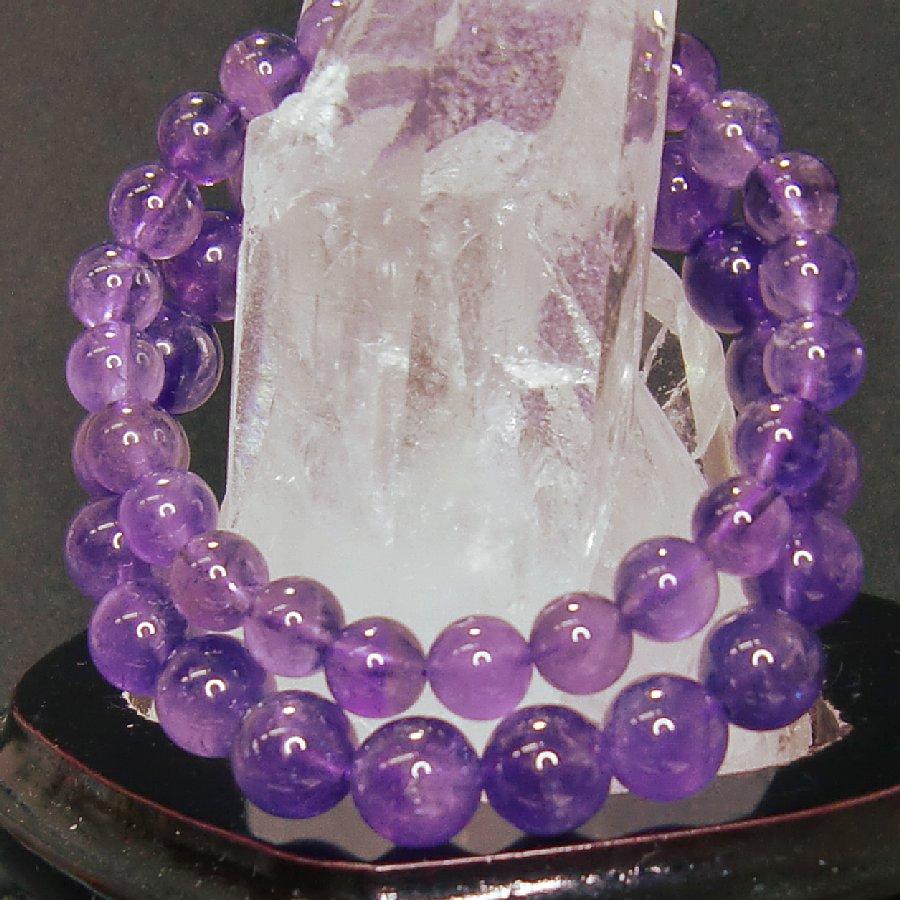 パワーストーン ブレスレット アメジスト 10/8mm パワーストーン ブレスレット 天然石【送料無料】 | 