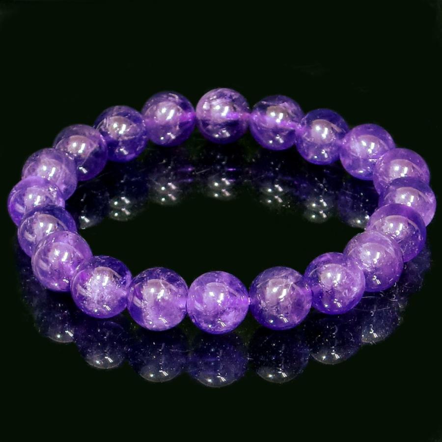 パワーストーン ブレスレット アメジスト 10/8mm パワーストーン ブレスレット 天然石【送料無料】 |  | 01