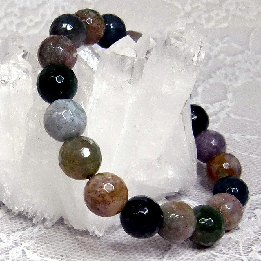 パワーストーン ブレスレット アゲート グリーンミックス 10mm 天然石  送料無料【クリックポスト発送】 |  | 02