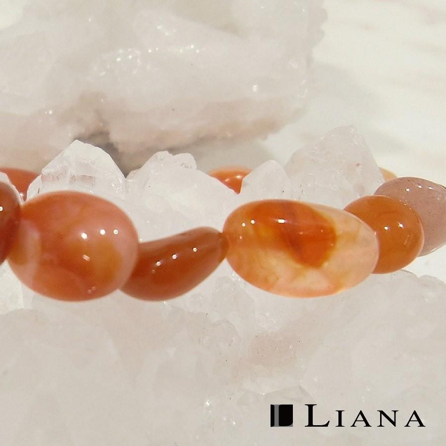 限定特価 パワーストーンブレスレット カーネリアンタンブル（さざれ石付き） 天然石【送料無料】 |  | 04