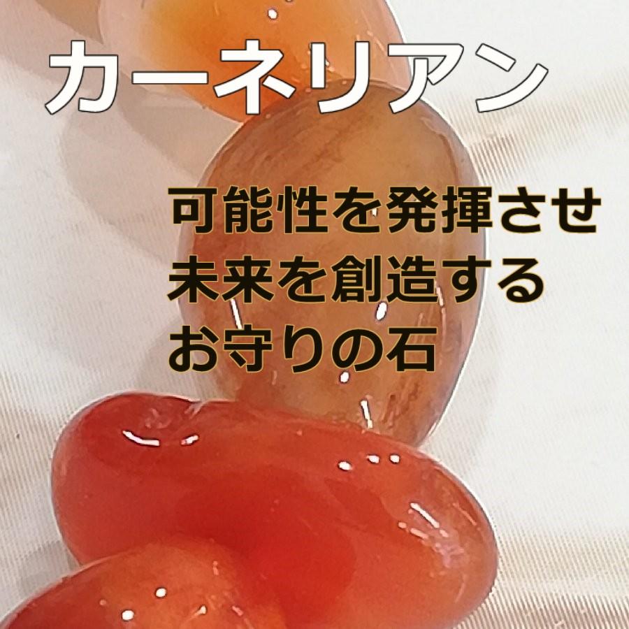 限定特価 パワーストーンブレスレット カーネリアンタンブル（さざれ石付き） 天然石【送料無料】 |  | 05