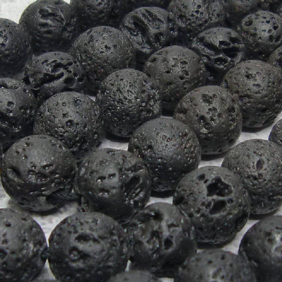 パワーストーン ブレスレット ラバストーン 10mm 溶岩石 【送料無料】 |  | 04