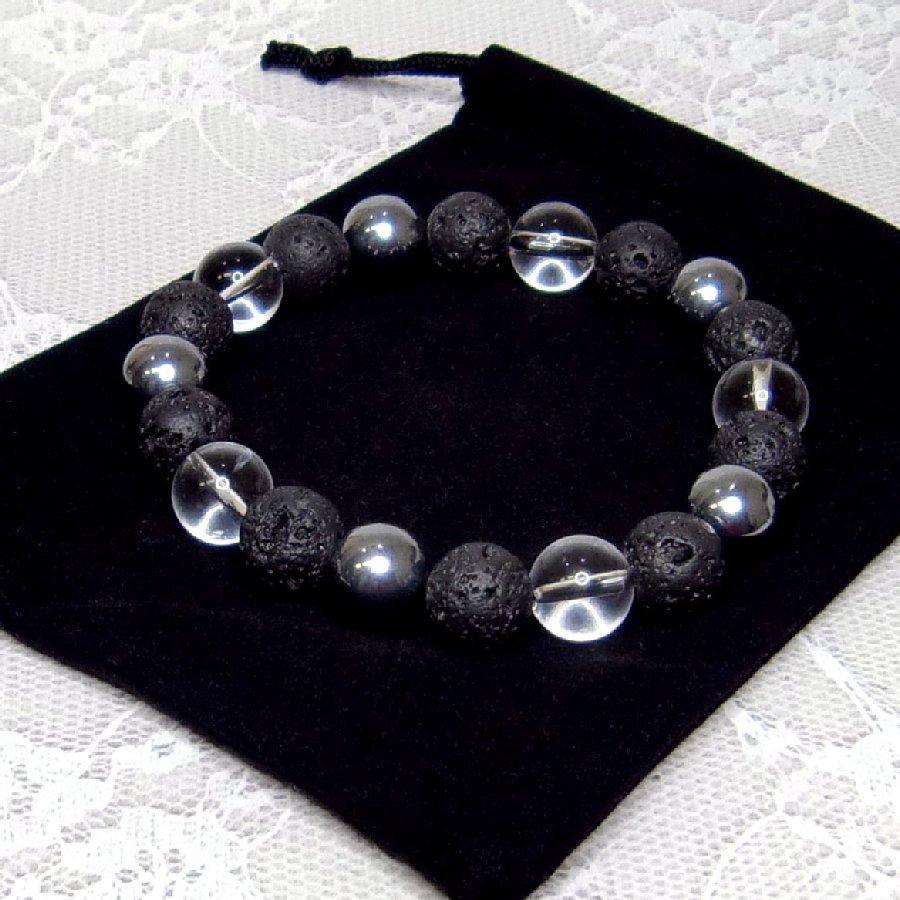 パワーストーン ブレスレット ラバストーン 10mm 溶岩石 【送料無料】 |  | 06